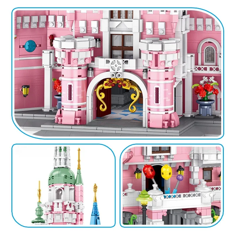 Enchanting Realm Creative Expert MOC Panlos 613003 Dream Castle - Image 3