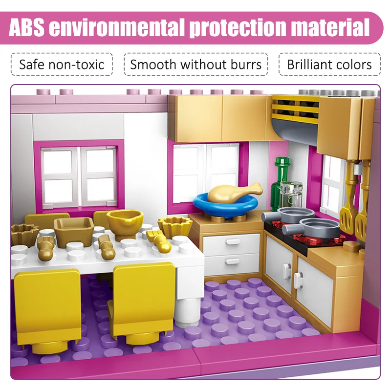 Building Set City House Summer Holiday Villa Castle - Image 4