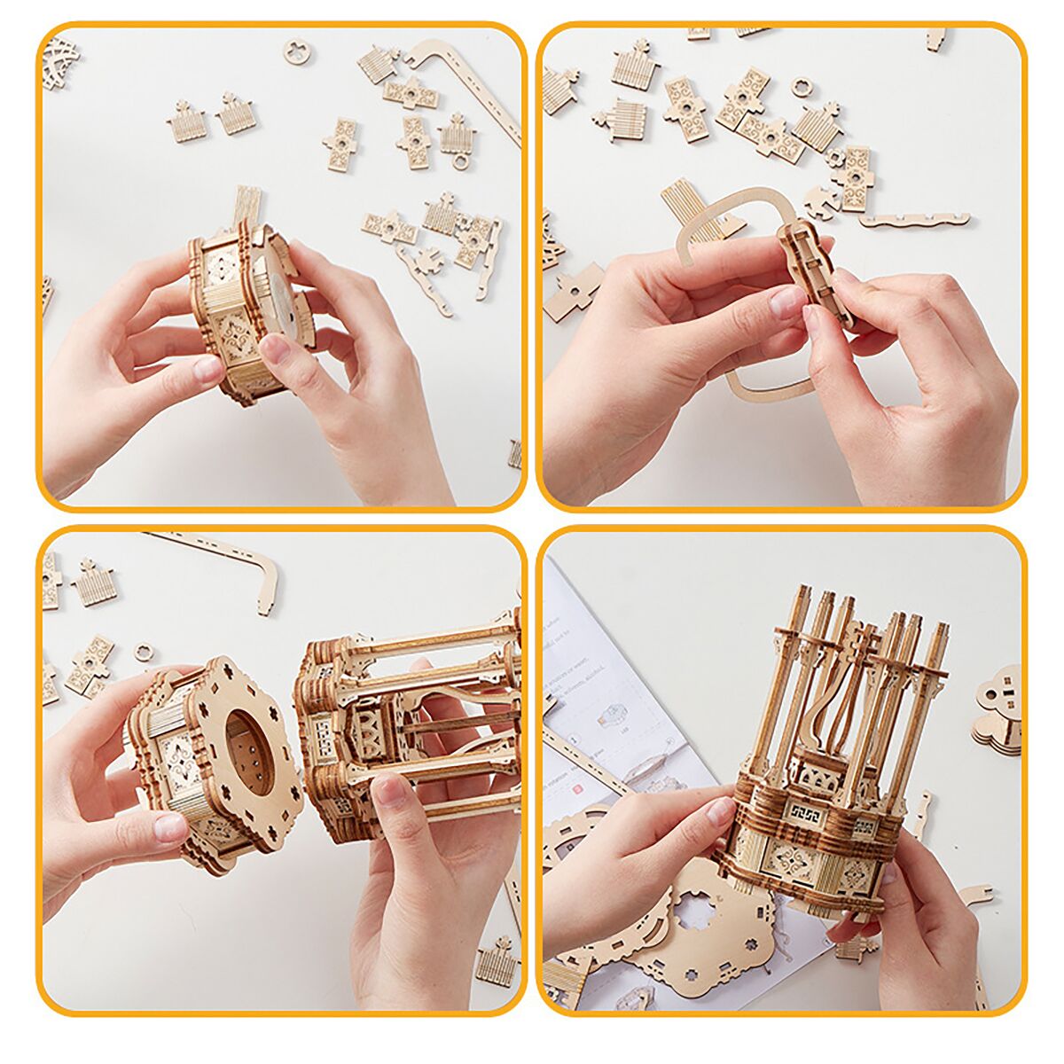 DIY Ferris Wheel 3D Wooden Puzzle - Image 4