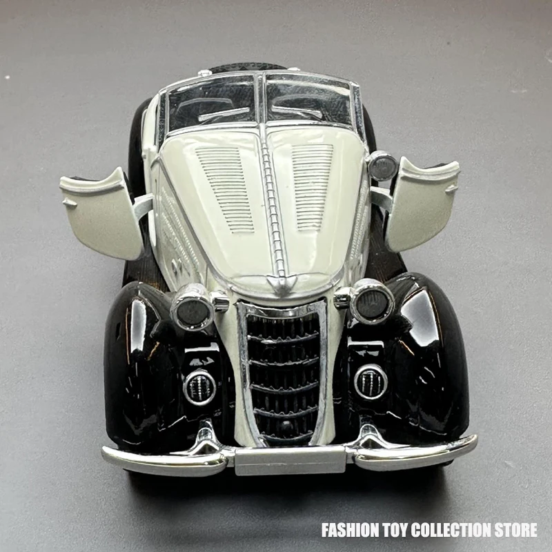 1: 32 WANDERER W25KROADSTER Alloy Car Model High Simulation Diecasts Toy With Sound and Light Pull Back Vehicles Decoration Toys 4