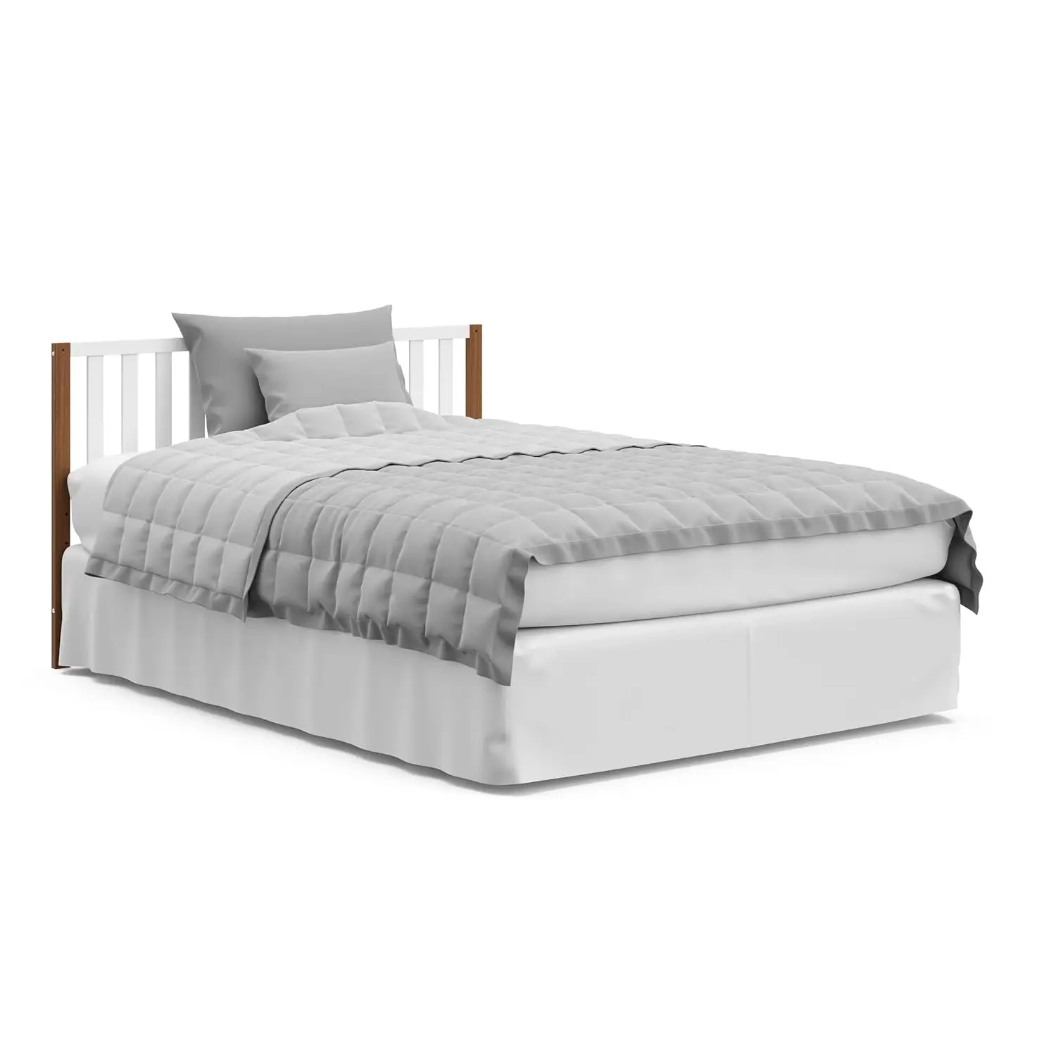 Storkcraft Modern Pacific 4-in-1 Convertible Crib (White with Vintage Driftwood) – GREENGUARD Gold Certified 6