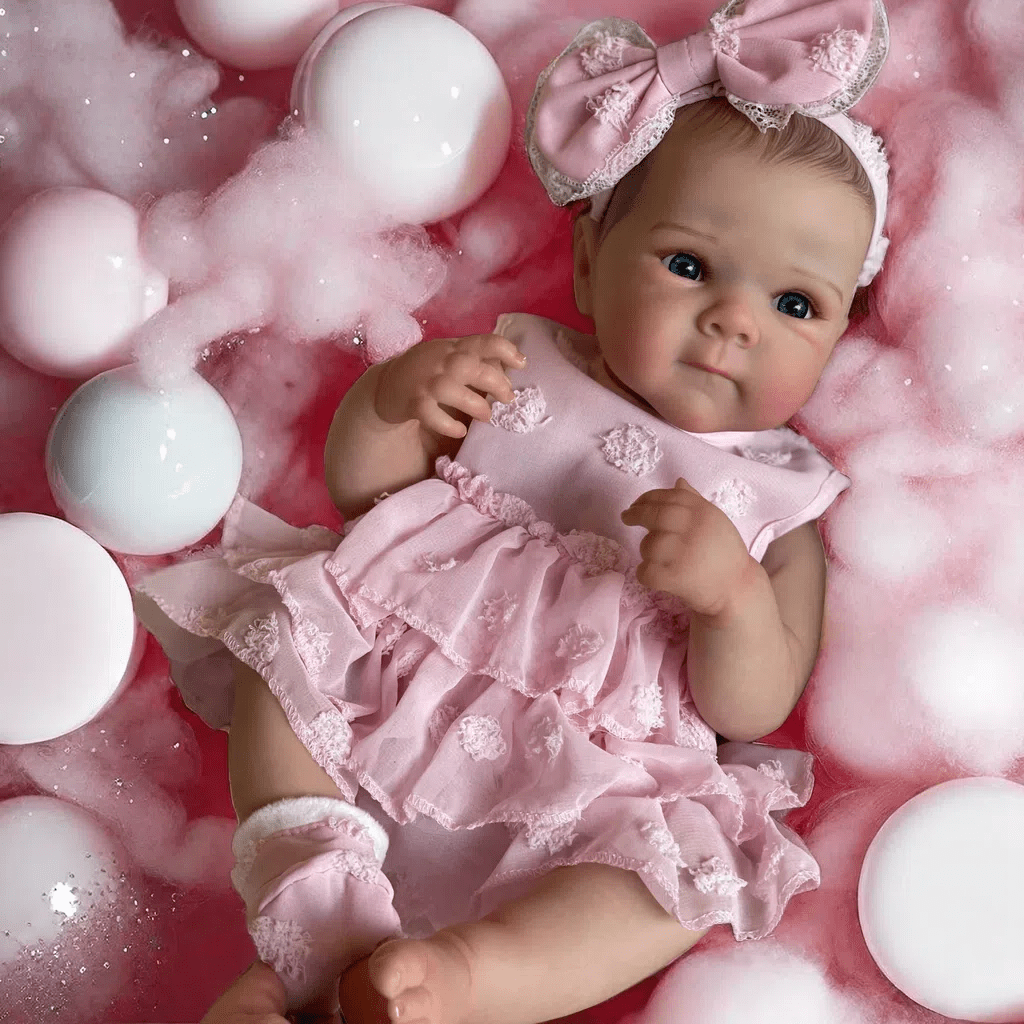 18-Inch Girls Bettie Full Silicone Vinyl Reborn Doll: Lifelike Painted Soft Skin Bebe for Children's Gift