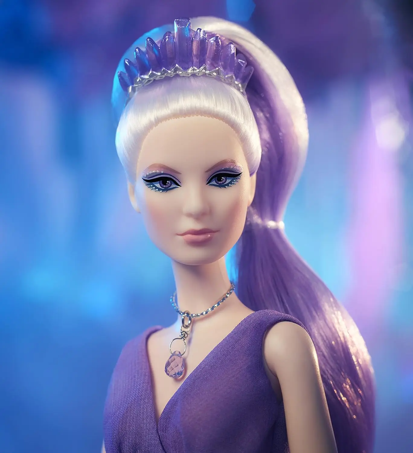 Enchanted Amethyst Barbie Signature Crystal Fantasy Doll - Image 3