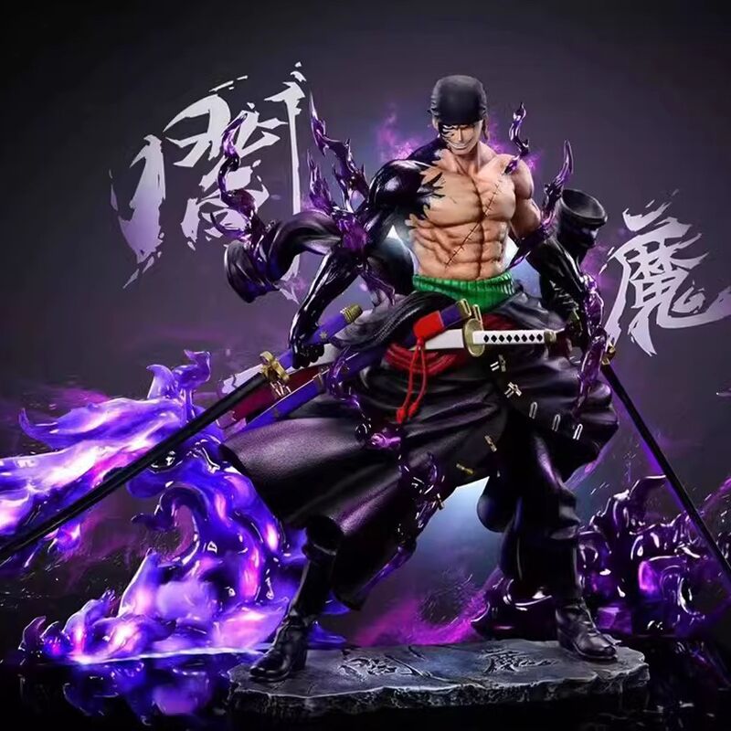 25cm Roronoa Zoro Action Figure: One Piece GK Sky Painting Main Model