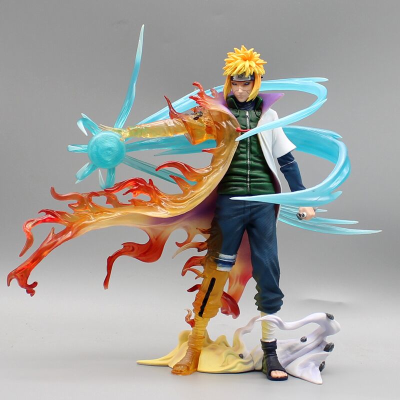 26cm Namikaze Minato Figure - Naruto Anime Action Figurine with Rasengan