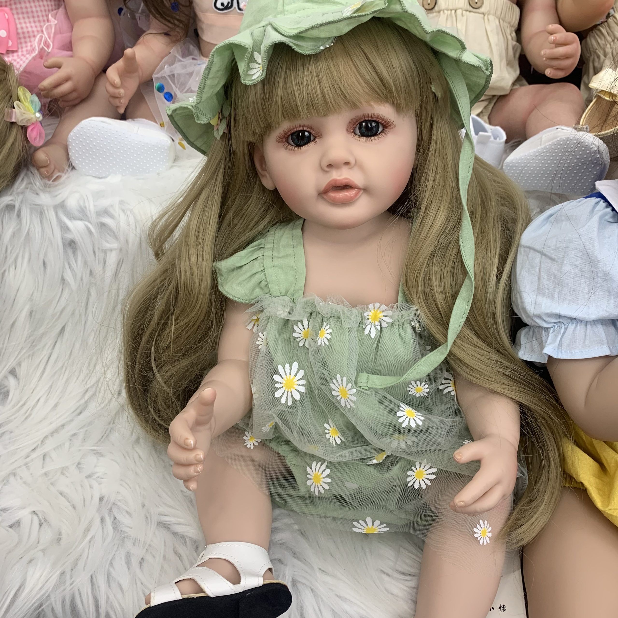 BZDOLL 55 CM (22 Inch) Soft Silicone Reborn Baby Bath Doll: Realistic Princess Toddler - Image 2