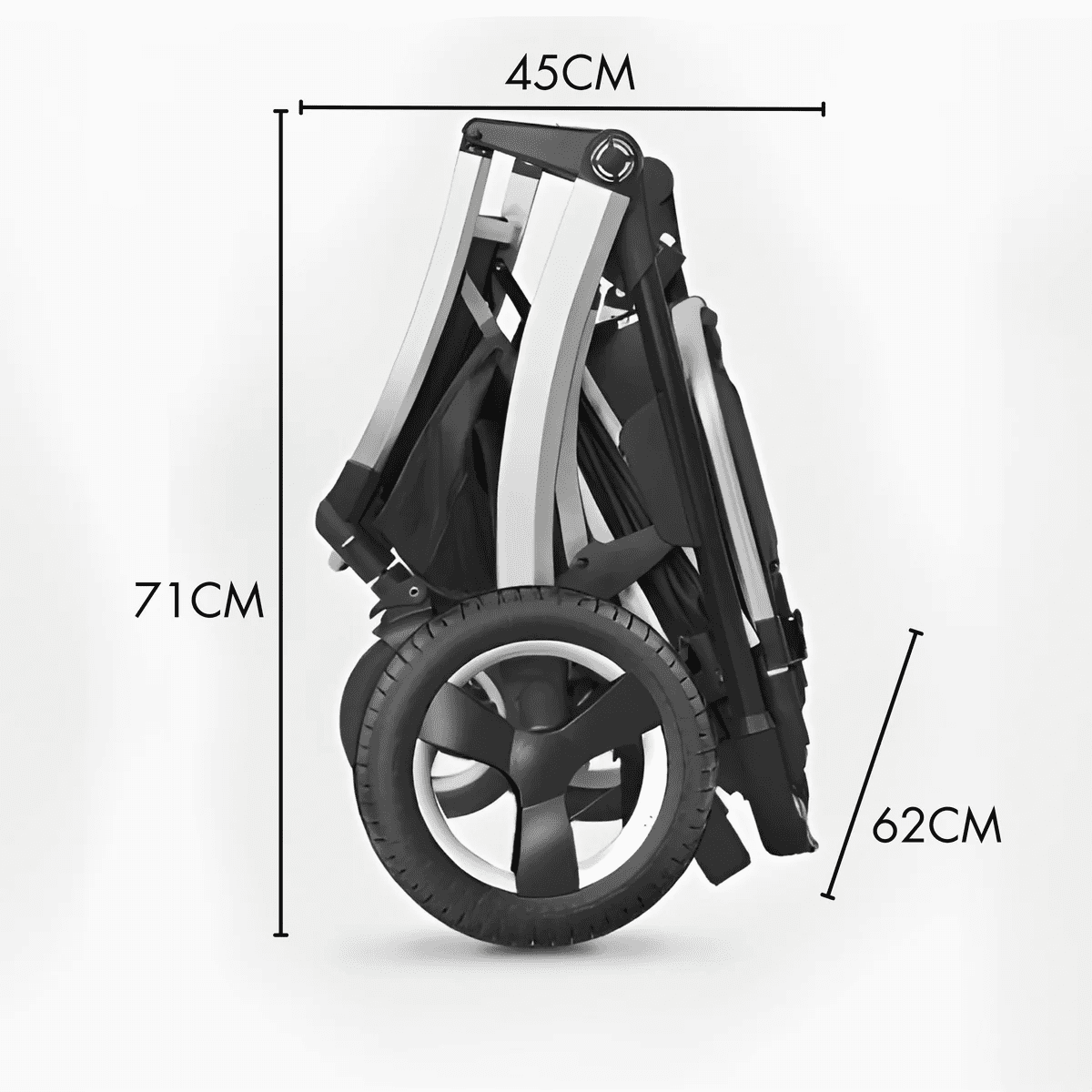 Comfort Baby 3-in-1 Baby Stroller: The Perfect Companion for Your Little One - Image 2