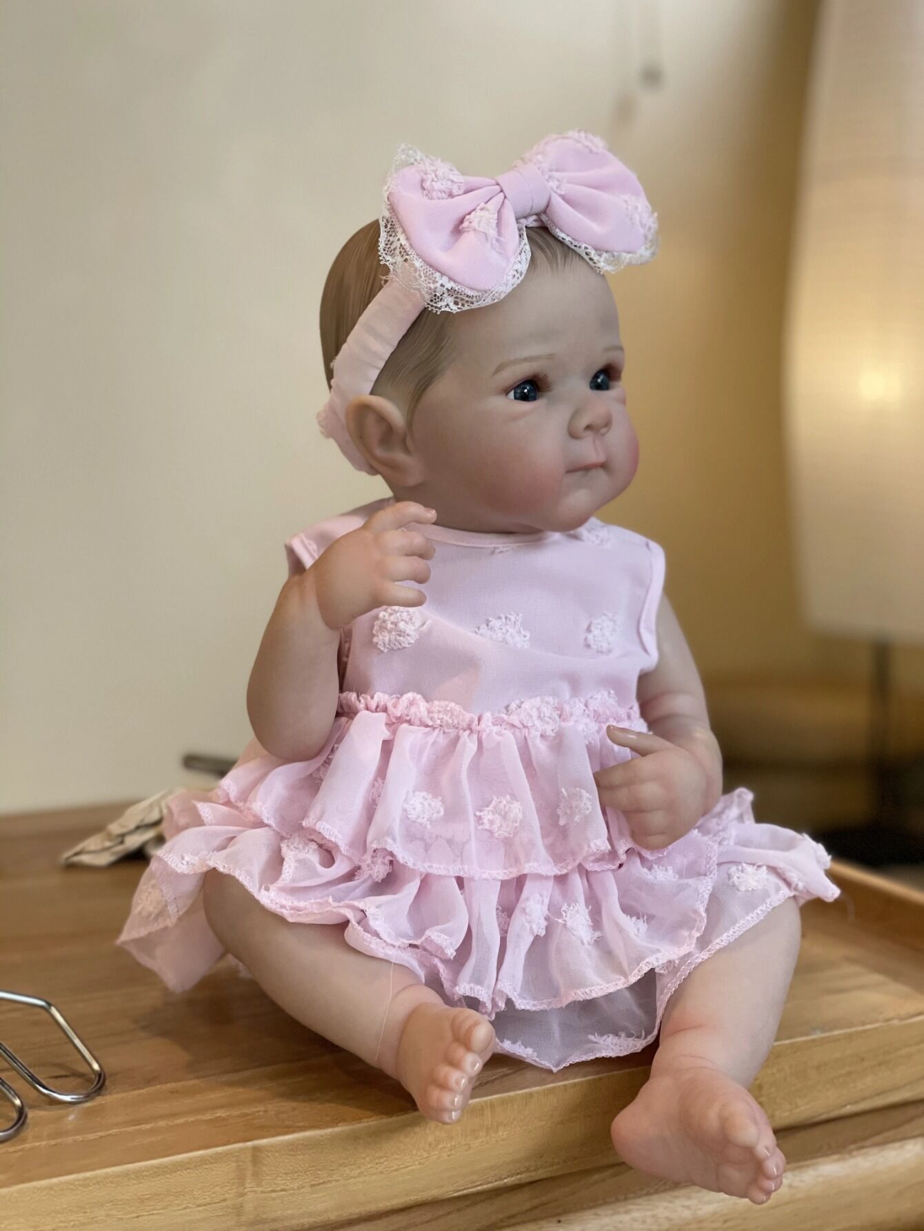 18-Inch Girls Bettie Full Silicone Vinyl Reborn Doll: Lifelike Painted Soft Skin Bebe for Children's Gift - Image 4