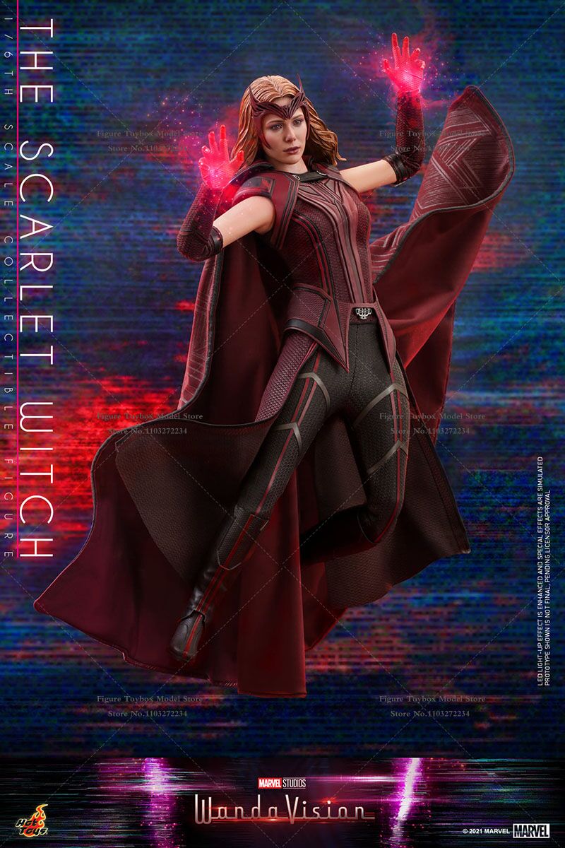 Enchanting Power: Hot Toys HT TMS036 1/6 Wanda The Scarlet Witch Action Figure - Image 2