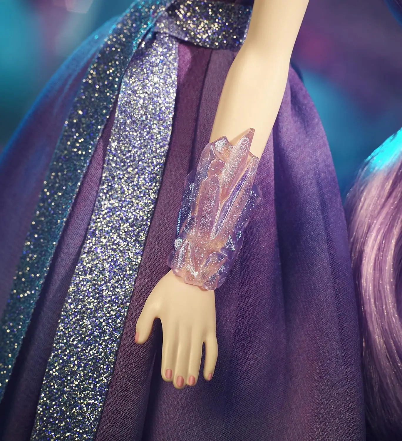 Enchanted Amethyst Barbie Signature Crystal Fantasy Doll - Image 5