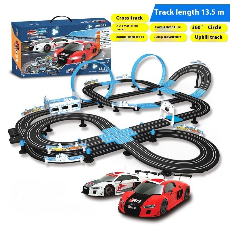 Speedstorm RC Car Track: Two-Person Electric Racing Roller Coaster