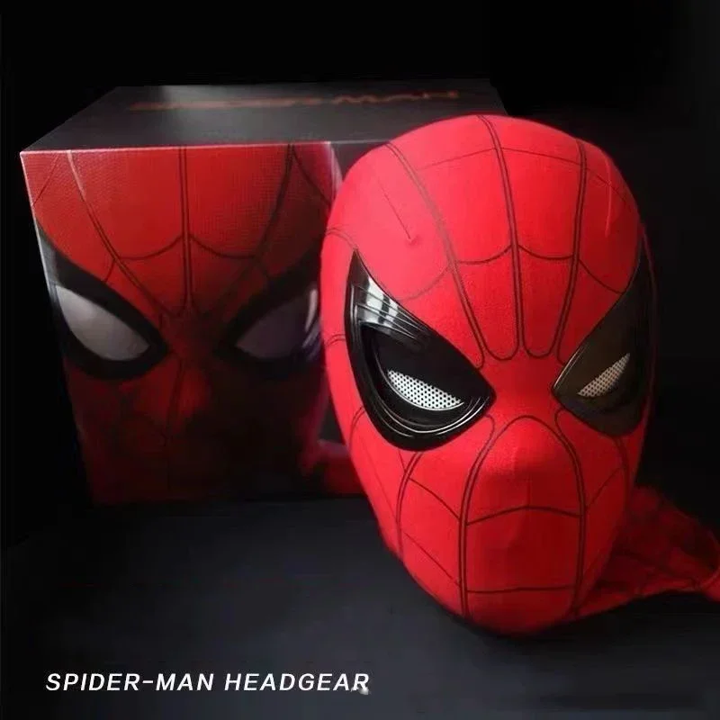 Spider-Man Eye Electronic Sculpture: 1:1 Remote Control Desktop Decoration for Adults and Children
