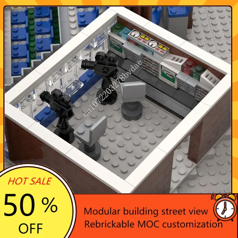 Home Run Haven: Authorized 7313Pcs Custom MOC-76626 Modular Baseball Stadium - Image 6