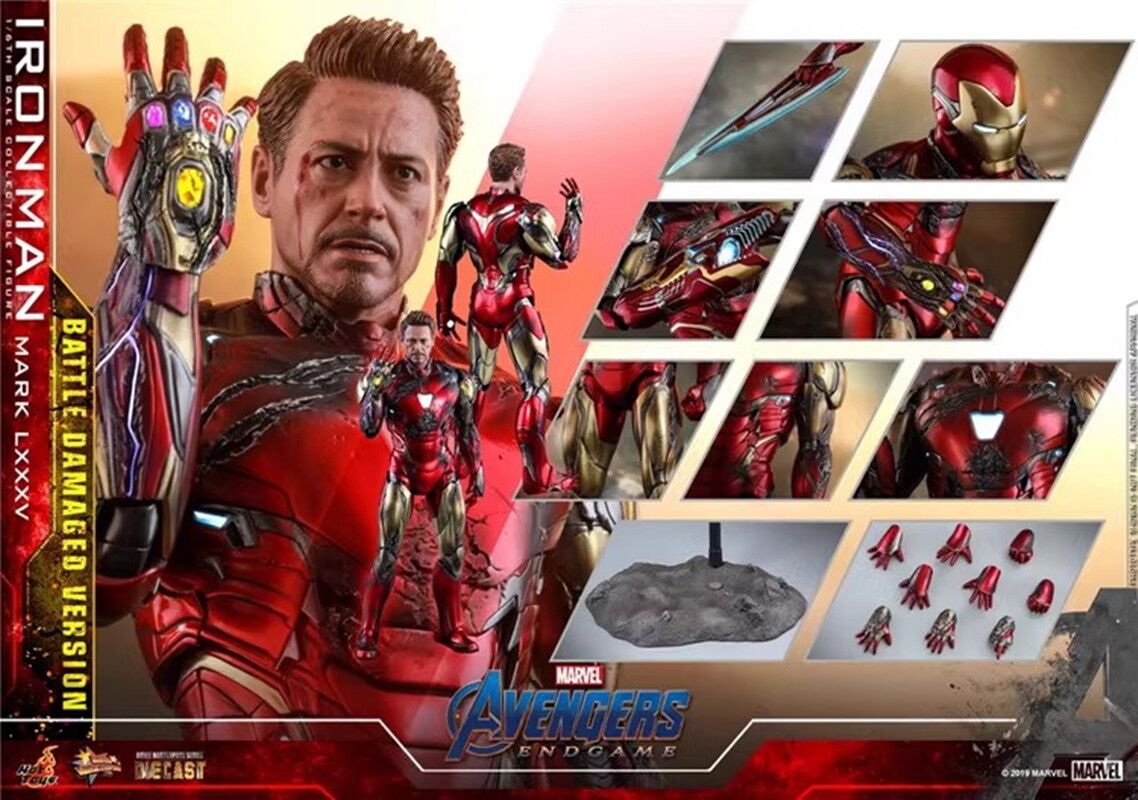 Battle-Worn Brilliance: Hot Toys Iron Man Mk85 Marvel Avengers 4 Battle Damaged Edition - Image 7