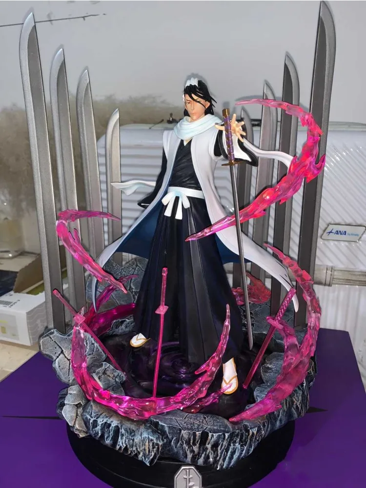 Legendary Bleach Trio: Kuchiki Byakuya, Ichigo, and Neliel 32cm GK Anime Figure Set - Image 2