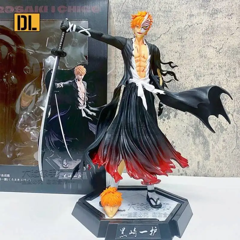 Bleach Thousand Year Blood War: Kurosaki Ichigo Bankai 31cm GK Anime Figure - Image 2