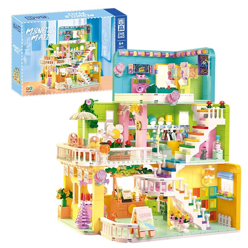 Creative Mini Shop Game Room - Market Shopping Mall Building Blocks Set - Image 2