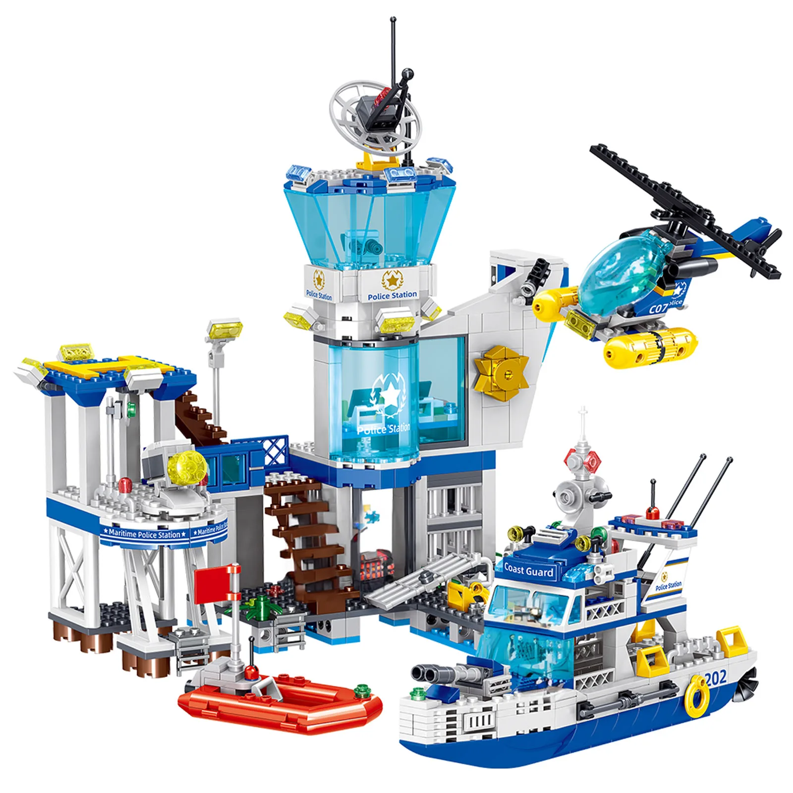 City Oceans Fire Station Blocks: Ultimate Rescue Mission Set - Image 7
