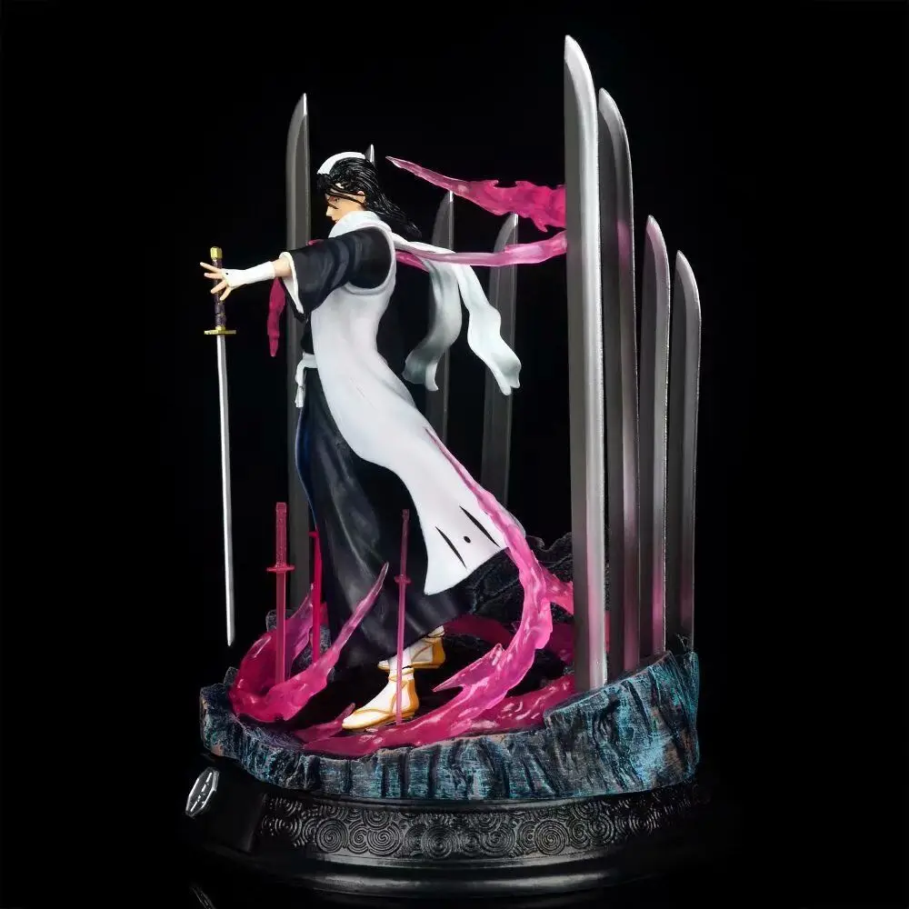 Legendary Bleach Trio: Kuchiki Byakuya, Ichigo, and Neliel 32cm GK Anime Figure Set - Image 4
