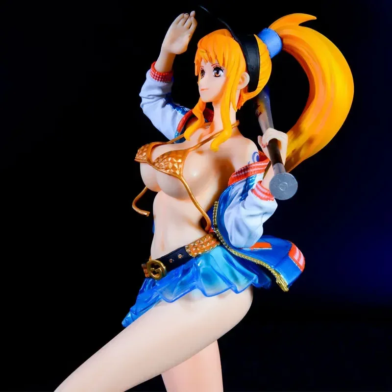 Trendy Nami Action Figure – 33cm One Piece Baseball Cap Statue - Image 5