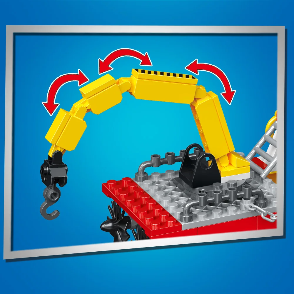 City Oceans Fire Station Blocks: Ultimate Rescue Mission Set - Image 5