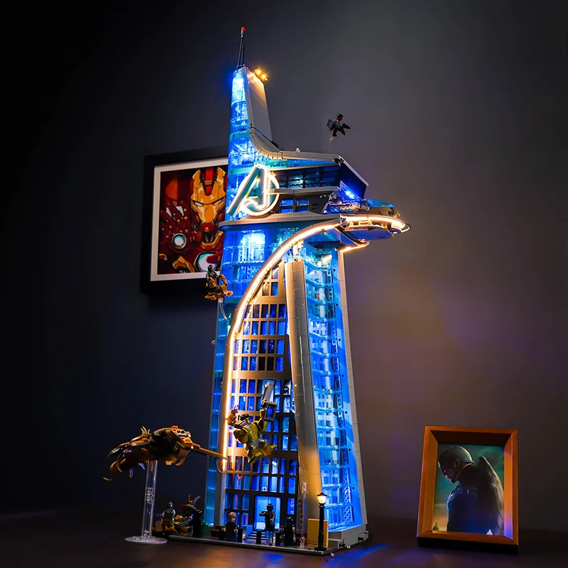 Avengers Tower Building Blocks – Includes Lighting Accessories Only - Image 6