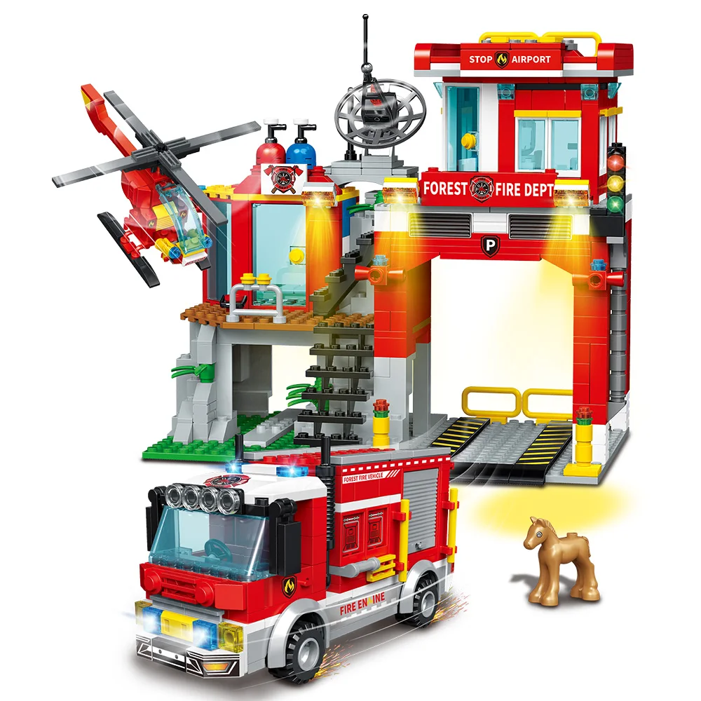 City Oceans Fire Station Blocks: Ultimate Rescue Mission Set - Image 6