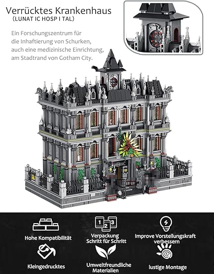 Lunatic Hospital Building Blocks Architecture Model - Image 2
