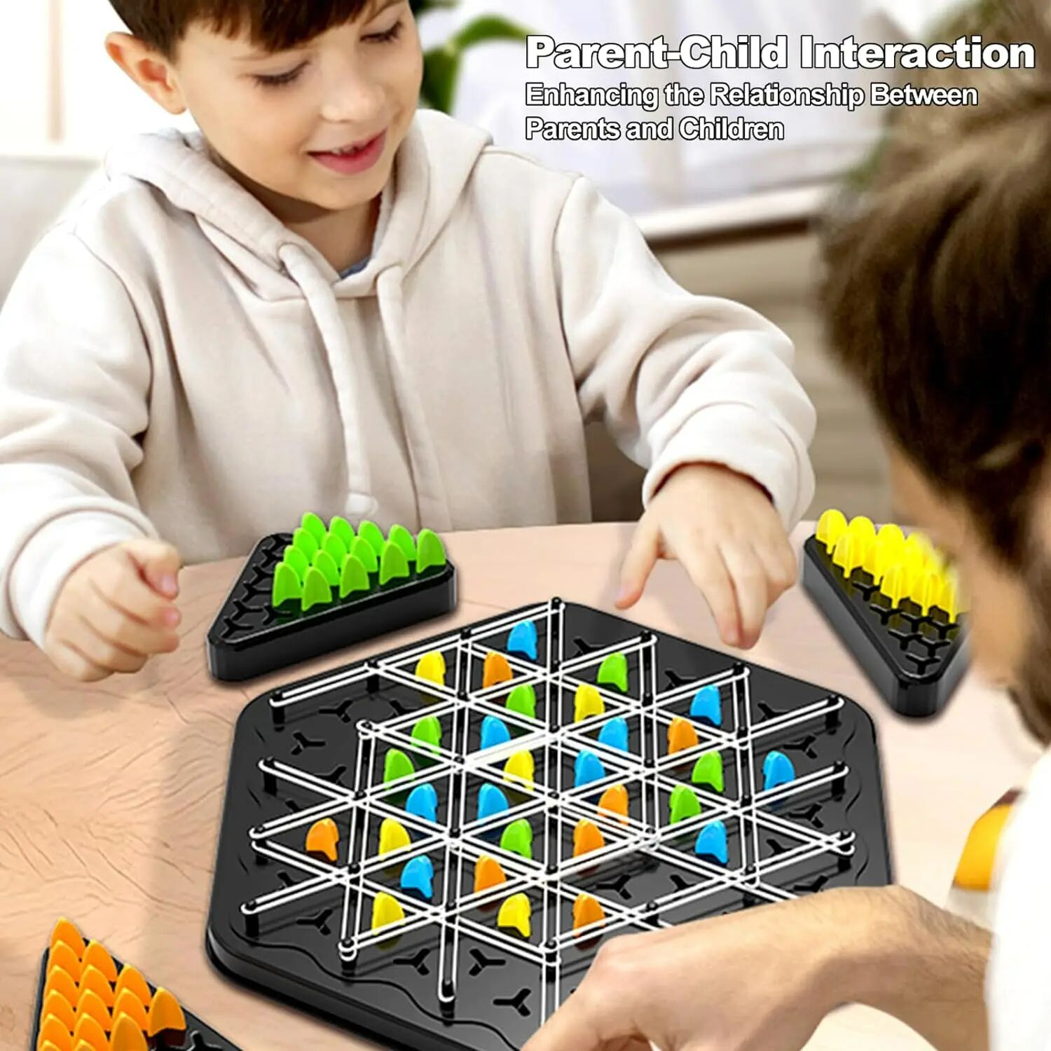 Chain Triangle Chess Game – Triggle Rubber Band Battle Set - Image 2