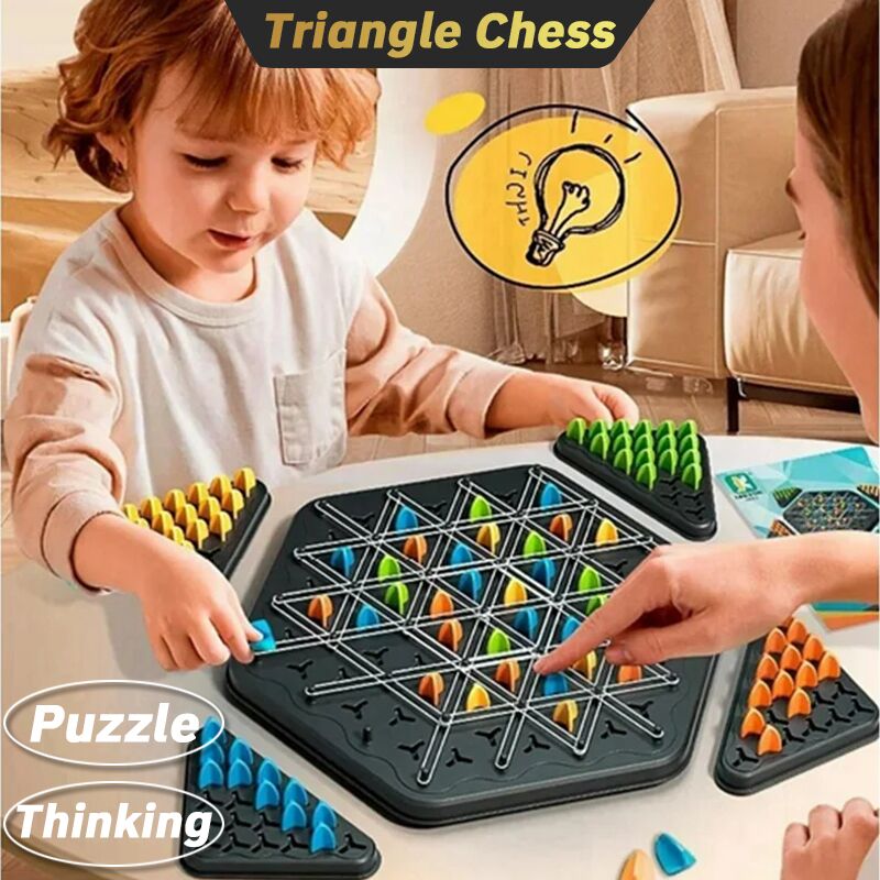 Chain Triangle Chess Game – Triggle Rubber Band Battle Set - Image 7