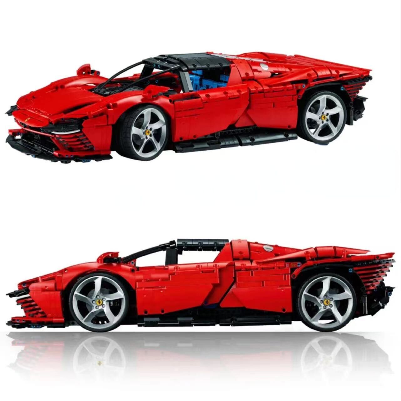 LEGO Technic Ferrari Daytona SP3 Supercar Building Blocks Model - Image 3