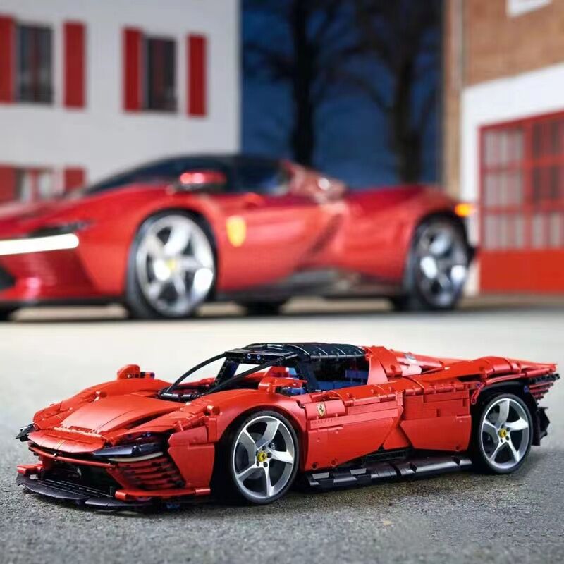 LEGO Technic Ferrari Daytona SP3 Supercar Building Blocks Model - Image 5