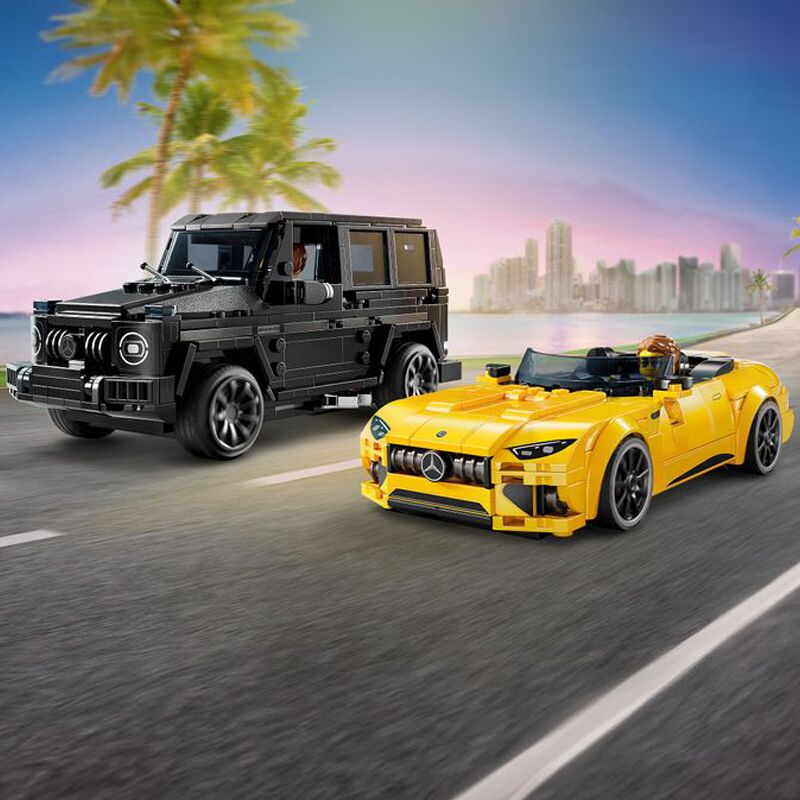 LEGO Speed Champions 76924 – Mercedes-AMG G 63 & Mercedes-AMG SL 63 Double Pack - Image 2