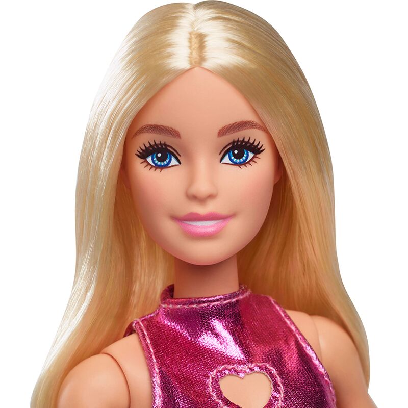 Barbie Fashionistas Doll Stylish and Bold in Metallic Pink - Image 4