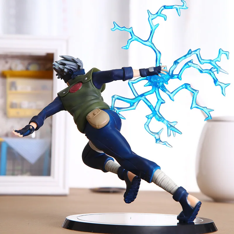 Anime Naruto Hatake Kakashi Lightning Release Action Figure Juguetes Collectible Model Doll Toys Figurals Brinquedos 5