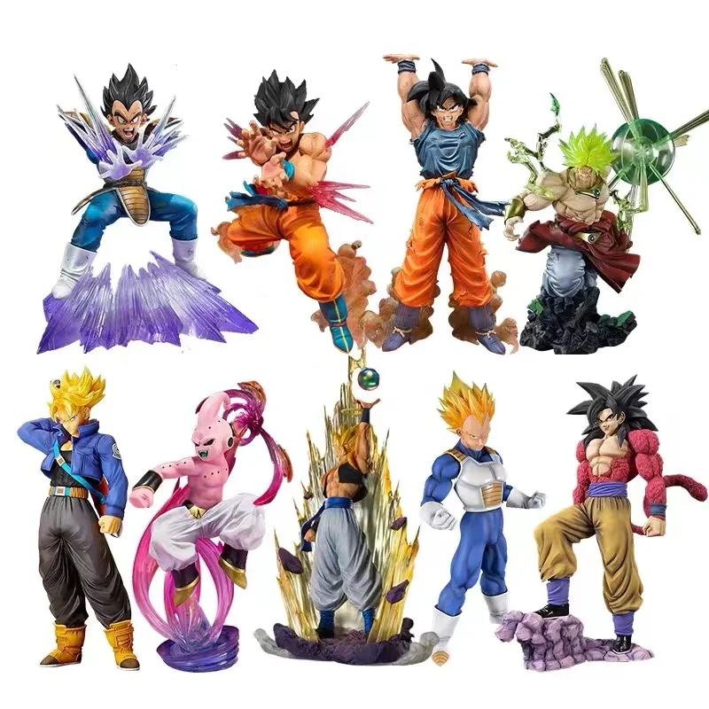 Anime Dragon Ball Figure Blind Box: Surprise Mystery Box with Super Saiyan Goku, Vegeta, and Cell - Image 4