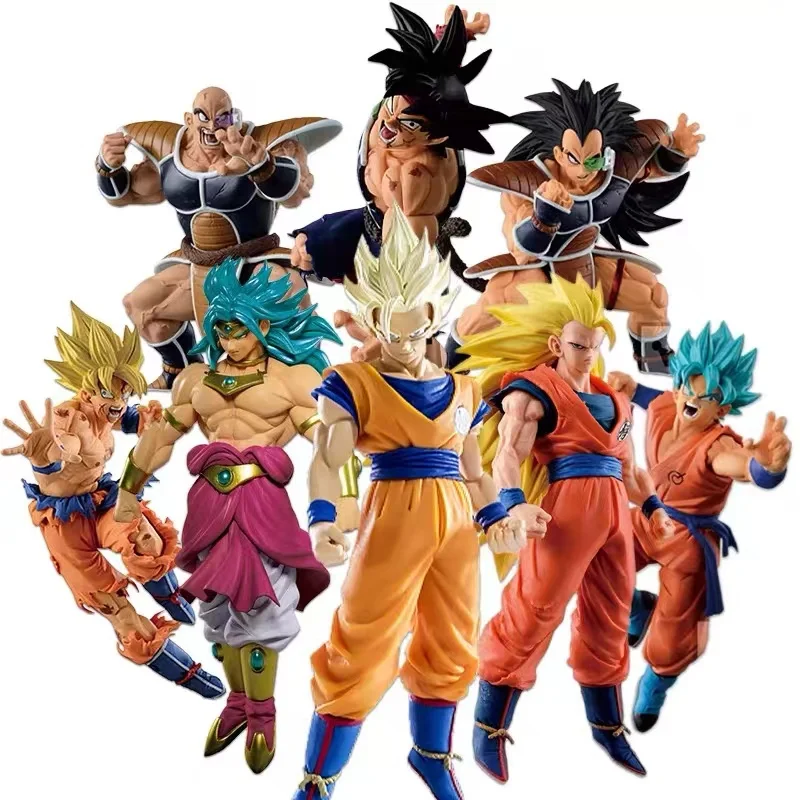 Anime Dragon Ball Figure Blind Box: Surprise Mystery Box with Super Saiyan Goku, Vegeta, and Cell