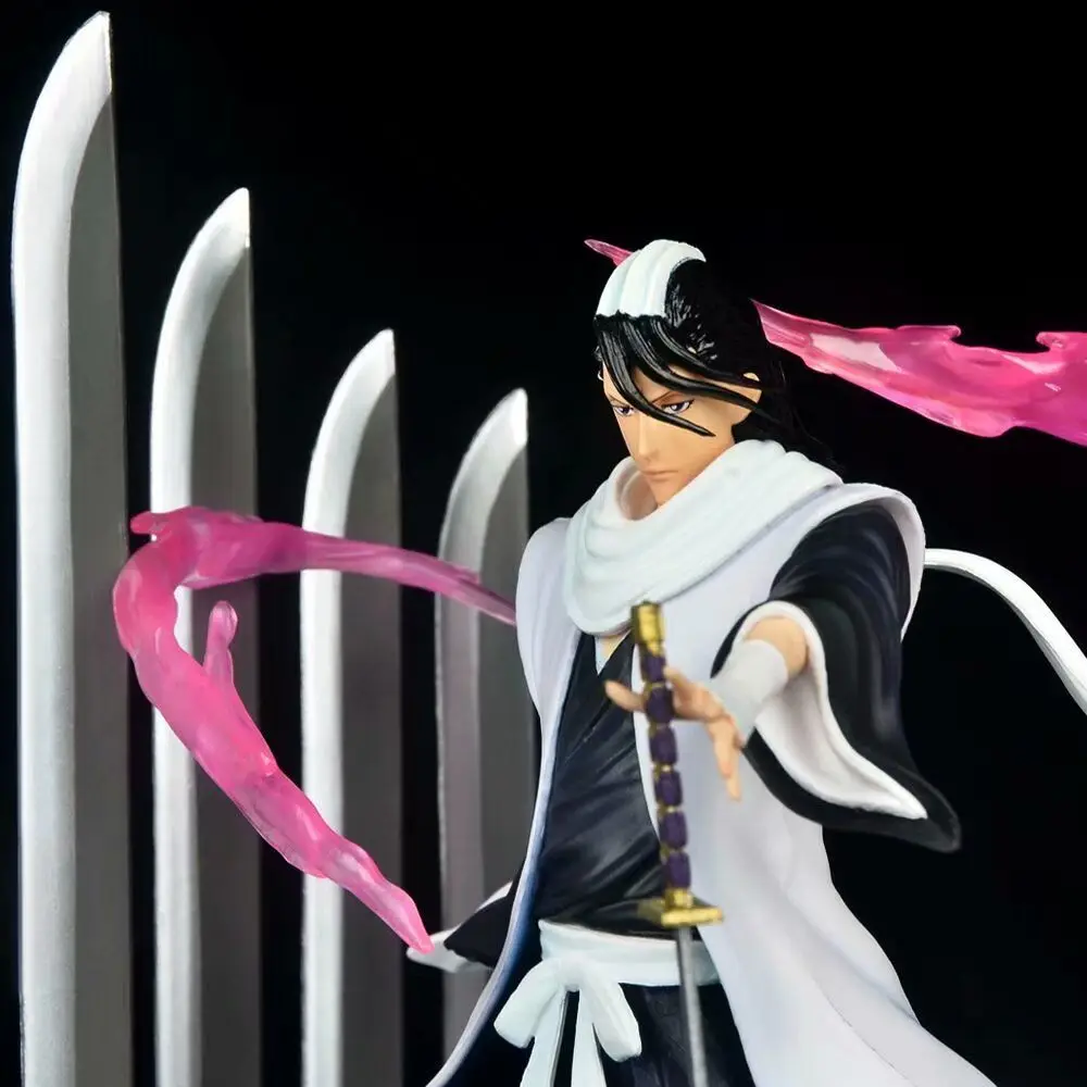 Legendary Bleach Trio: Kuchiki Byakuya, Ichigo, and Neliel 32cm GK Anime Figure Set - Image 6