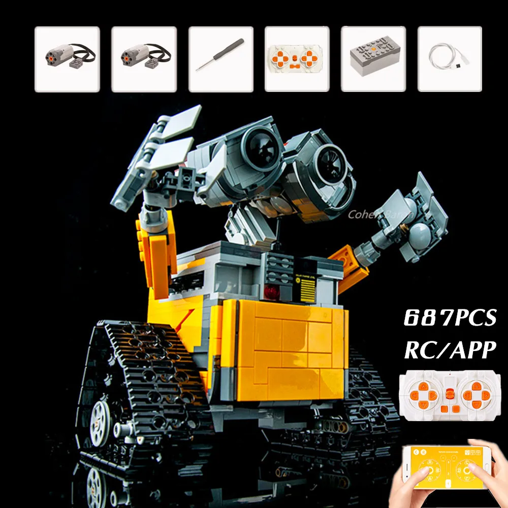 Pixar WALL-E Robot Building Block Set - Image 2