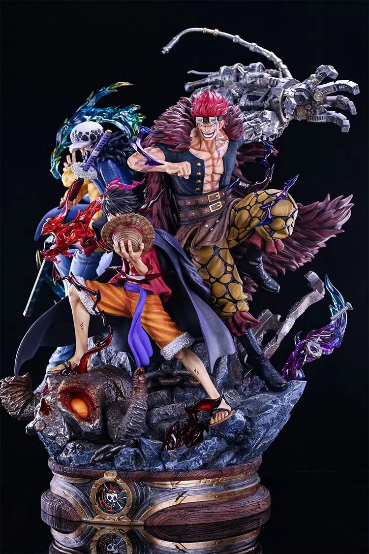 Luffy Eustass Kid and Trafalgar D. Water Law Action Figures - Image 2
