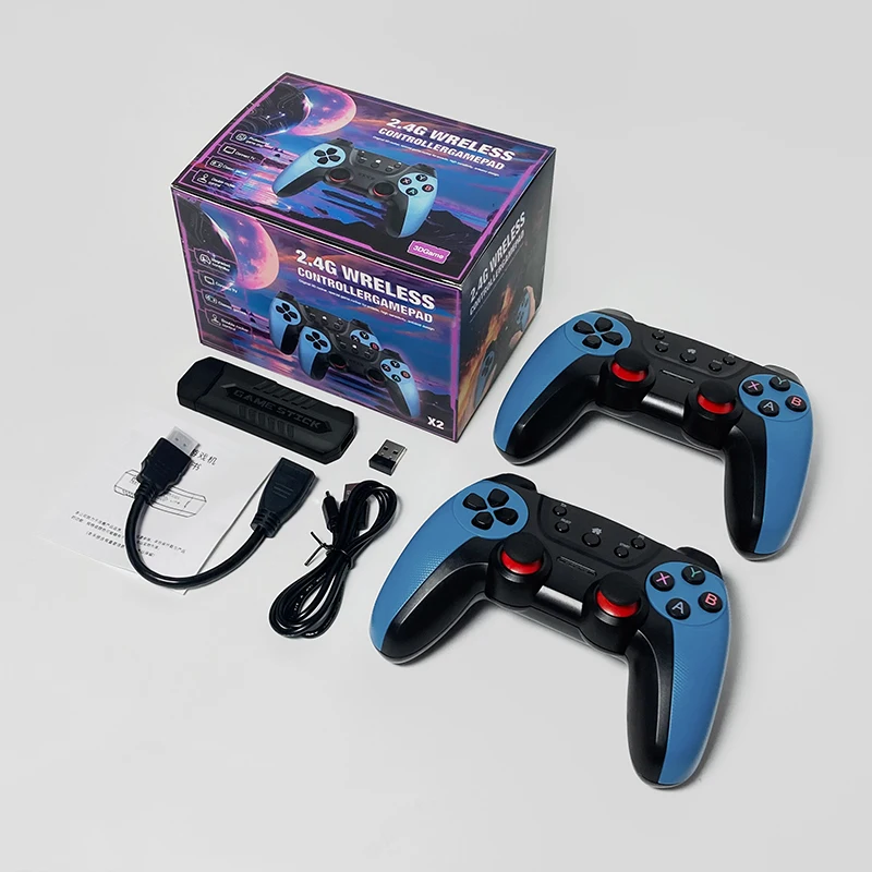 X2 4K HD Video Game Stick Console â 50,000 Retro Games + Wireless Controllers - Image 6